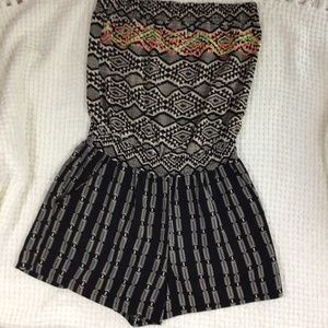 Xhilaration size XL Strapless Boho Romper.